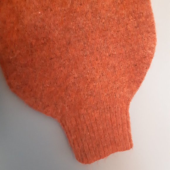 Brick Red Oversized Turtle Neck Sweater - Picture 4 of 5